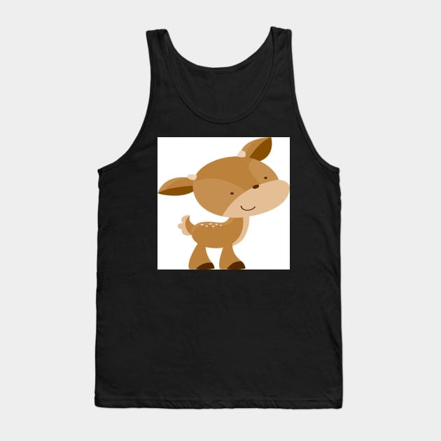 cute Deers Tank Top by longford